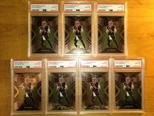 7) JOE BURROW 2020 SELECT CLUB LEVEL RC CARDS #246 ALL PSA 10 GEMS! BENGALS LSU_