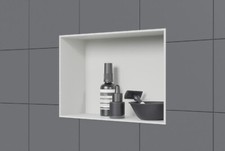 Wandnische aus Edelstahl BS203010 randlos - 20 x 30 x 10 cm - Farbe w&auml;hlbar