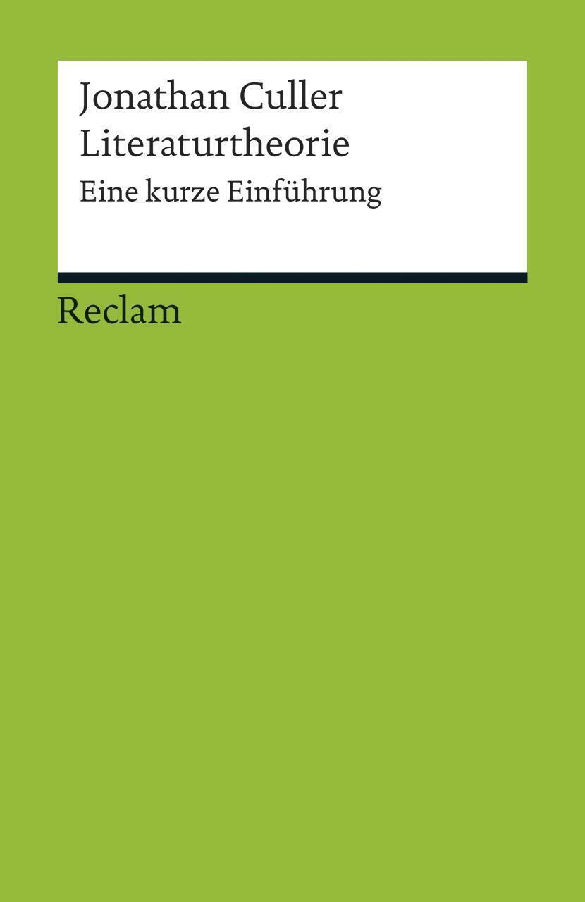Thumbnail - Jonathan Culler | Literaturtheorie | Taschenbuch | Deutsch (2013) |