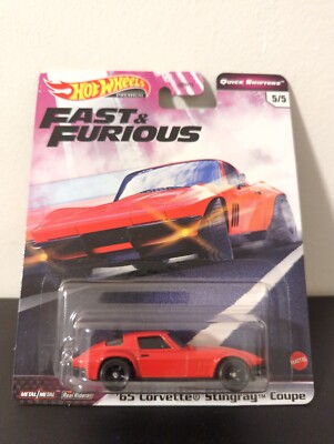 2020 Hot Wheels Fast & Furious Quick Shifters '65 Corvette Stingray Coupe GJR78