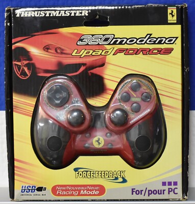 360Modena Upad Force PC Ferrari Racing Controller Pad NEU  OVP Ferrarri  Pad