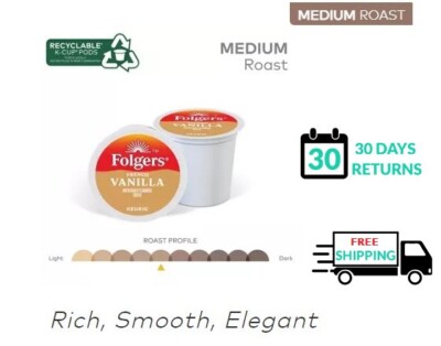    Folgers French Vanilla Keurig Coffee K-cups  