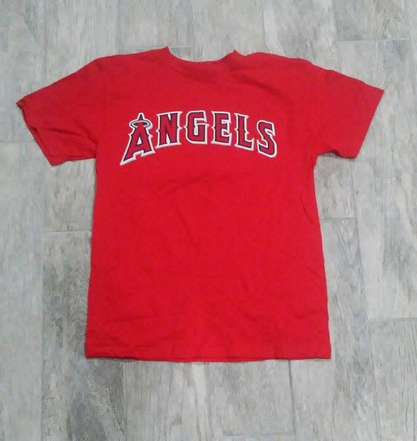 Los Angeles Angels Major League Baseball TShirt Youth Large Red PMJS