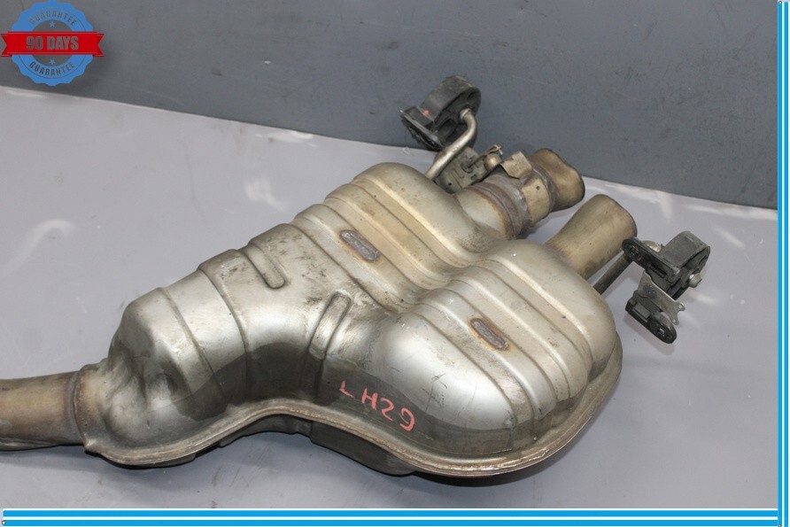 03-12 Bentley Continental Left Side Lower Exhaust Muffler Mufflers Oem