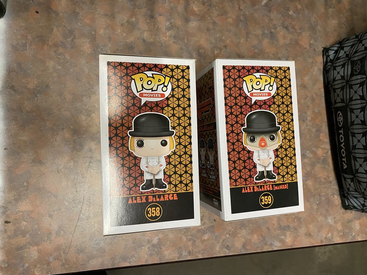 Funko Pop Clockwork Orange Alex DeLarge Movies #358 & #359