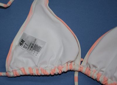 Haut De Bikini H&M Taille 8 - Rayé - Nouveau Sans étiquettes