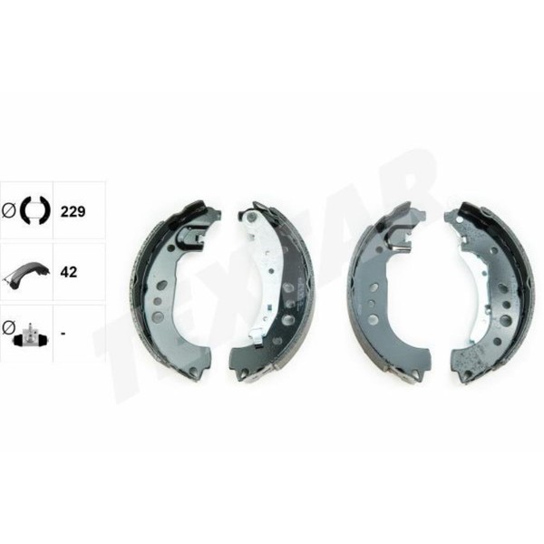 Textar Bremsbackensatz Bremsbacken Hinten FüR Renault Twingo Iii Bcm_ Smart-image