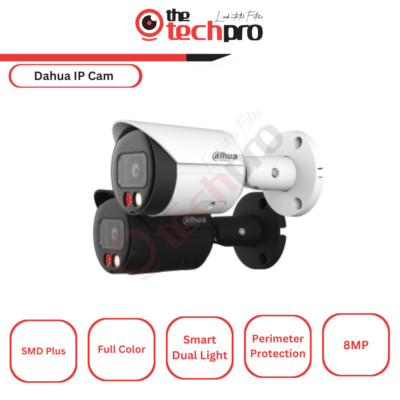 Dahua 4MP Smart Dual Light Vari-Focal Bullet WizSense Netzwerkkamera, IR & Warm