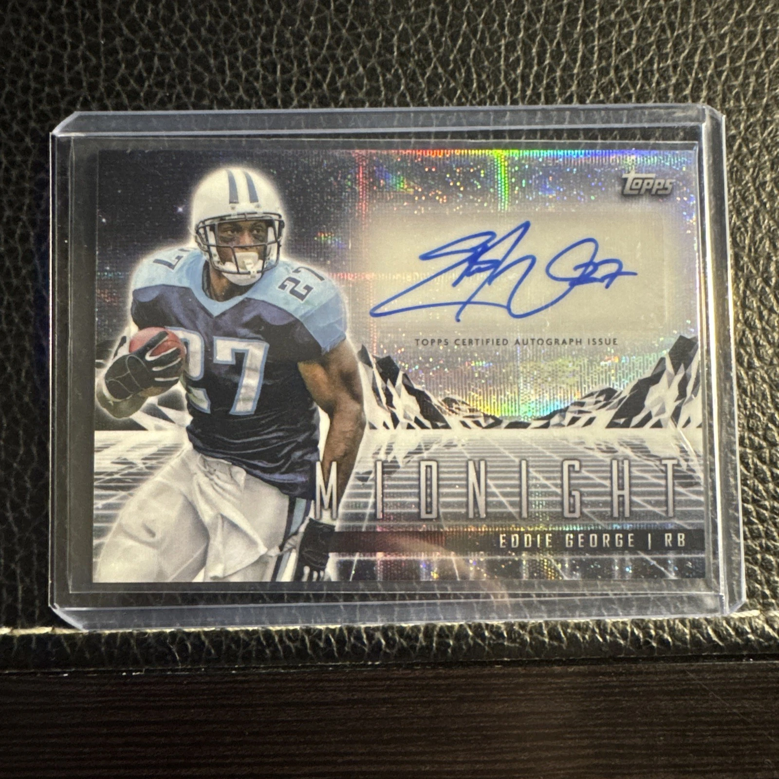 2024 Topps Midnight Eddie George Horizon Signature Auto #HZS-EG Oilers