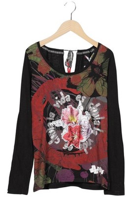 Desigual Langarmshirt Damen Longsleeve Shirt langärmliges Oberteil G... #yga0kbw