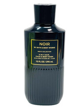 BATH  BODY WORKS MEN'S COLLECTION NOIR 3-IN-1 HAIR FACE BODY WASH 10 FL OZ NEW