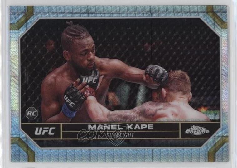 2024 Topps Chrome UFC Prism Refractor Manel Kape #119 10ba