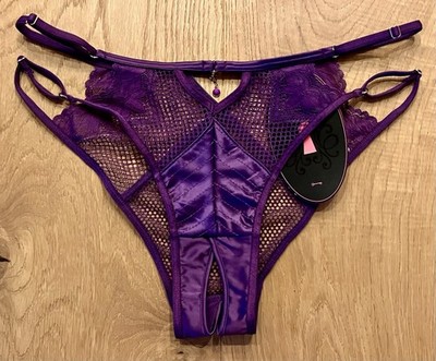 Hunkemöller Private Collection Brazilian Slip Gr. M lila sexy Dessous Brasilian