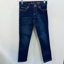 Dark Blue Children's Place Super Skinny Jeans Size 8 Waist 26 Inseam 24