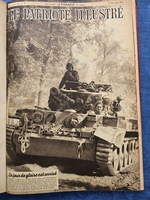 ''Le Patriote Illustré ''Vom 17.Sept.1944 Bis 31 Dez.1944, 16 Ausgaben,gebunden