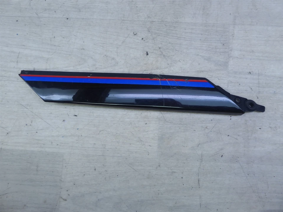 1990 Yamaha FJ1200 Y20965) black blue rear seat fairing cowl trims covers set - Image 2 of 4