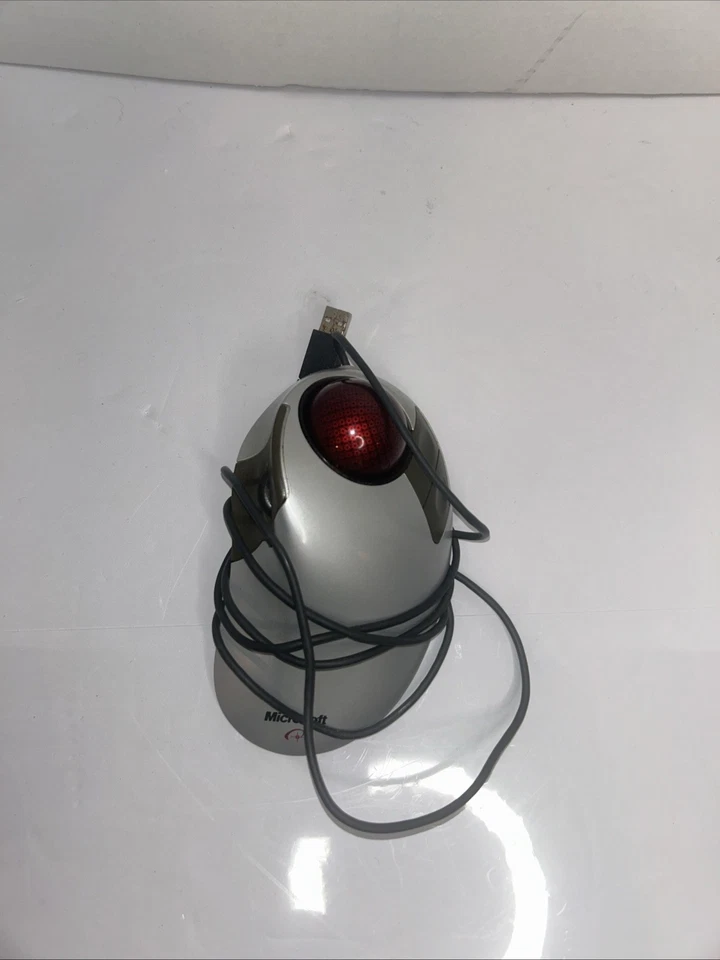 Microsoft Trackball Explorer 1.0 Mouse PS2/USB compatible X08-70390 Works! - Image 2 of 4