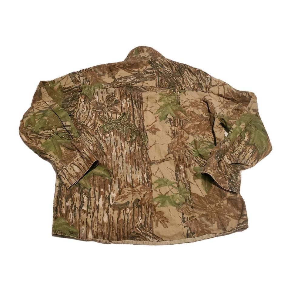 Vintage Camo Walls Shirt Mens XL Woodland Camouflage USA Hunting Realtree - Image 2 of 4