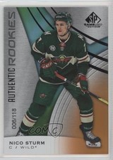 2019-20 SP Game Used Authentic Rookies Orange Rainbow 6/118 Nico Sturm #189 0is9