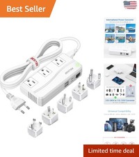 300W Step Down Voltage Converter with Universal Adapters for Global Travel