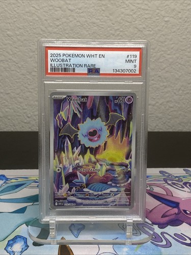 Woobat graded PSA 9 for sale on eBay