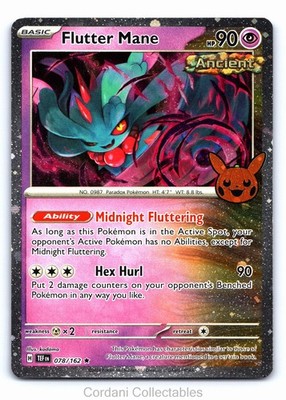 Flattermähne 078/162 - Trick or Trade 2024 - Kosmos Holo Pokemon Karte - NM