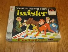 VINTAGE  TWISTER  1966 MILTON BRADLEY CO.  # 4645   UNUSED  MAT IS SEALED !