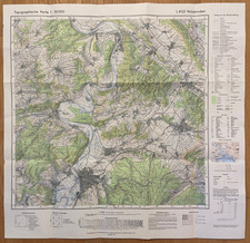 Historische Topgrafische Karten TK 25, Nordwestdeutschland, Hessen, Auswahl