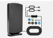 Long Range Digital HDTV Antenna, Indoor TV Antenna for 4K 1080P Local Channels