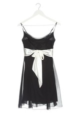 YESSICA Abito di chiffon Donna Abito Taglia IT 38 nero-bianco elegante