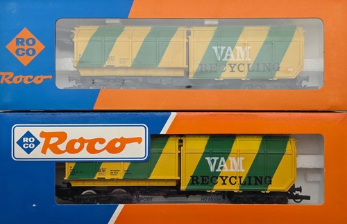Roco H0 46228 2tlg. Güter,- Müllwagen Set NS "VAM Recycling" AC NEUWERTIG m.OVP | Zustand: Neu
