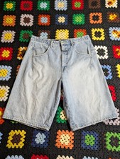 Vintage 1990s Marithe Francois Girbaud Denim Jean Shorts Hip Hop Baggy Jorts 34