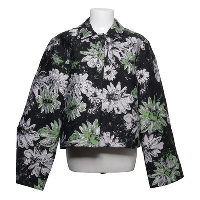 Stine Goya, Blazer, Größe: XL, Kiana, Schwarz/Grün/Silber #SM0