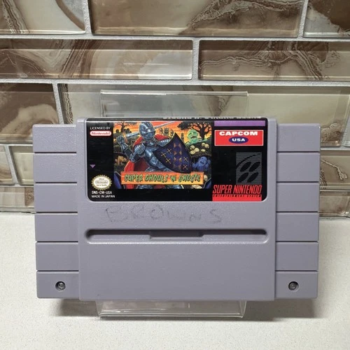 Super Ghouls 'N Ghosts SNES Super Nintendo Tested Authentic Capcom Cartridge