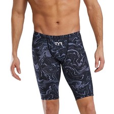 TYR Mens Thresher Jammer Swimsuit 32 Titanium
