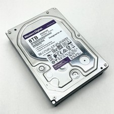 WD Purple WD82PURZ-85TEUY0 8TB SATA 6G 3.5 Surveillance Hard Drive (100% Health)