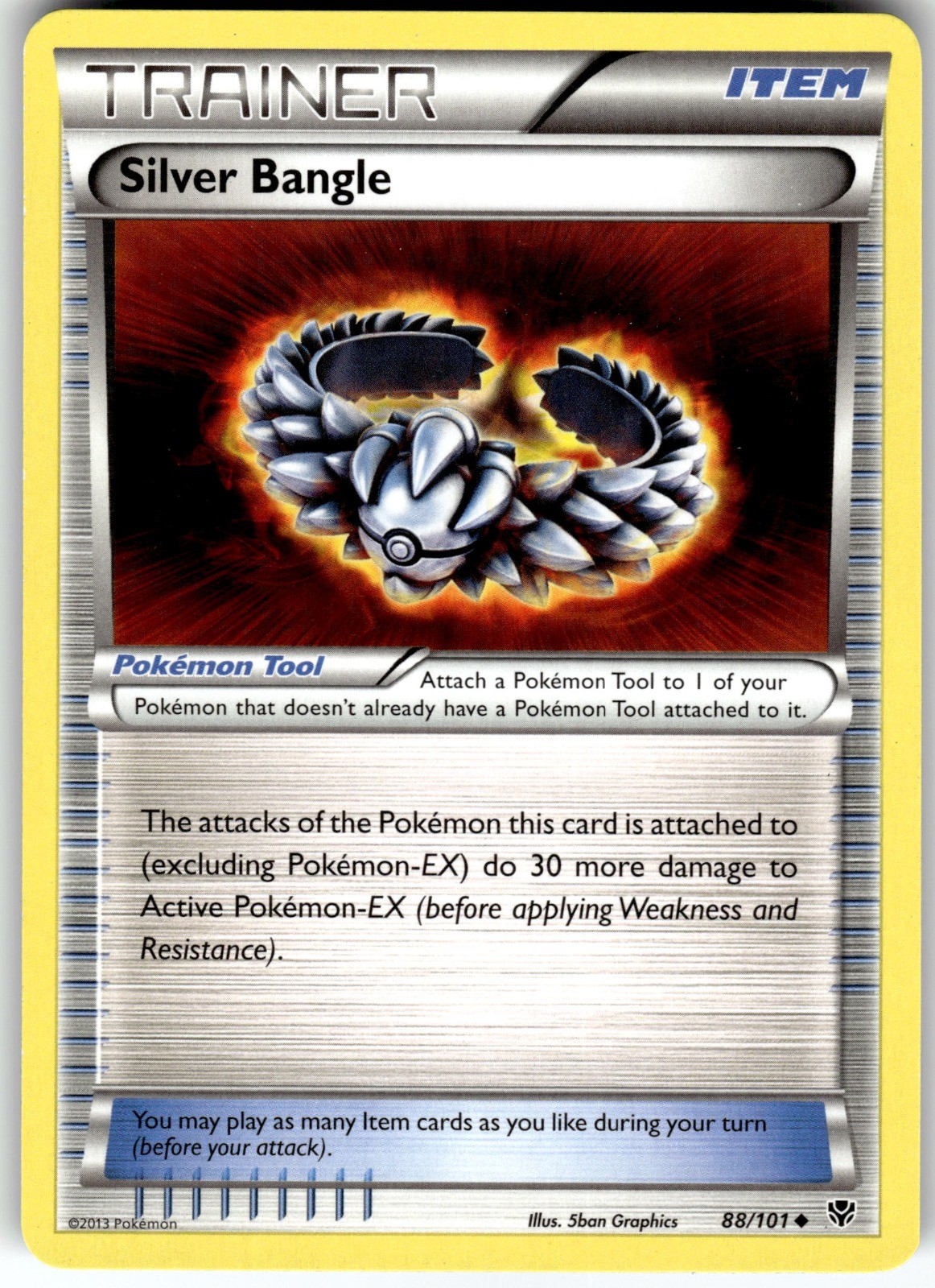 Silver Bangle Plasma Blast 88/101 2013 NM