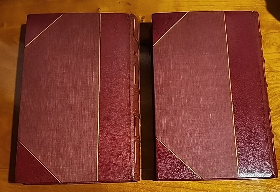 HTF "The Heptameron", 1903 Limited/Numbered Deluxe Edition, 2-Vol, Aldus Society - Image 3 of 4