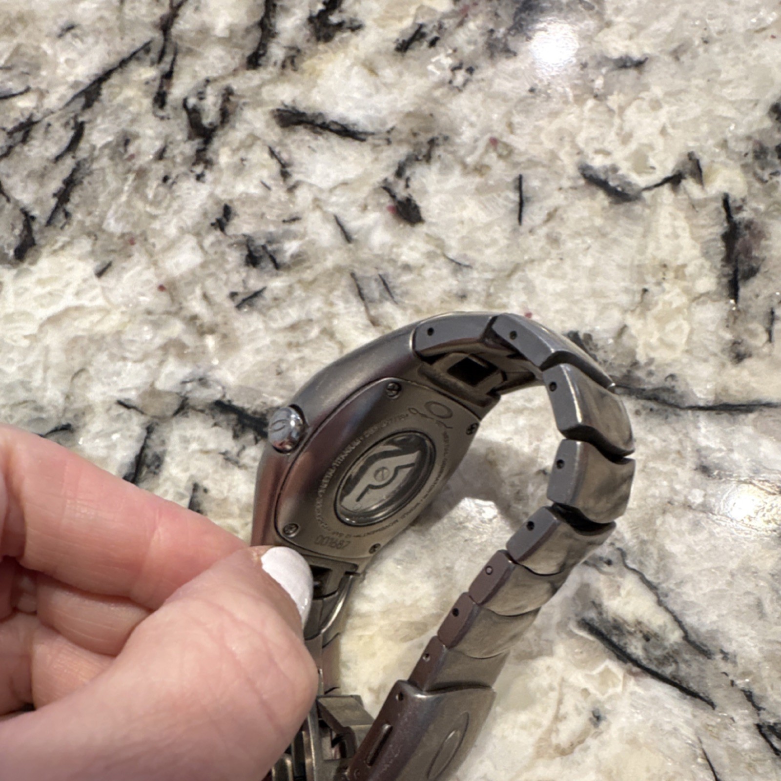 Oakley Timebomb Titanium Automatic Wristwatch Sil… - image 3