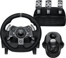 Logitech G920 Driving Force Racing Wheel + Shifter Bundle for Xbox One and PC