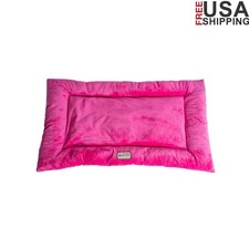 Medium Dog Bed Mat Washable Velvet Cushion Lightweight Pet Pad Rectangular New