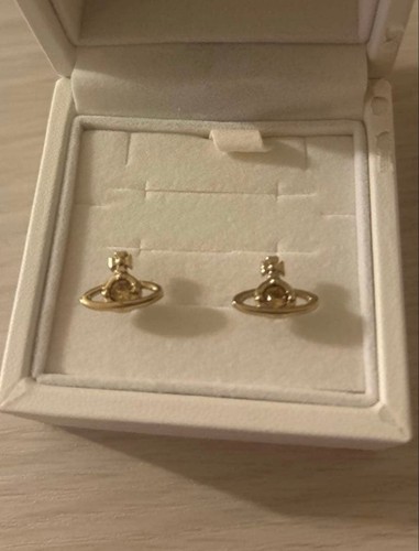 Vivienne Westwood Orb Earrings Gold