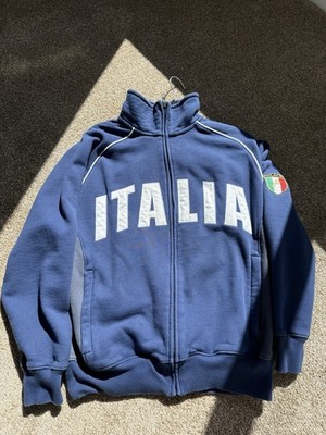 Palace Italia Zip Funnel Blue Navy Jacket (24SS) Men s Size M
