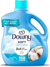 Soft, 2 in 1 Soft and Fresh Liquid Fabric Softener, Cool Cotton, 111 Fl Oz, 150 0.18 per gallon