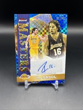 2026 Topps Finest Pau Gasol Masters Auto  Refractor #59/99 Lakers