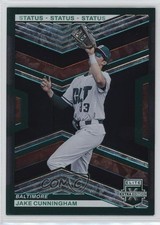 2023 Panini Elite Extra Edition Green Status 394/499 Jake Cunningham #114 11yh