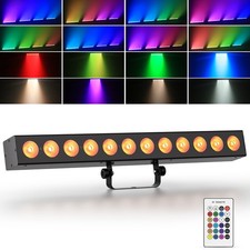 Rechargeable Stage Light 12LED Par Light Battery RGBWA UV DMX Wall Wash Lighting