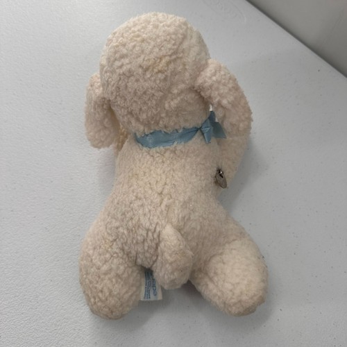 Vintage Eden Toys Lamb Plush Stuffed Animal Musical Sheep Wind Up Retro 1990 - Picture 10 of 11