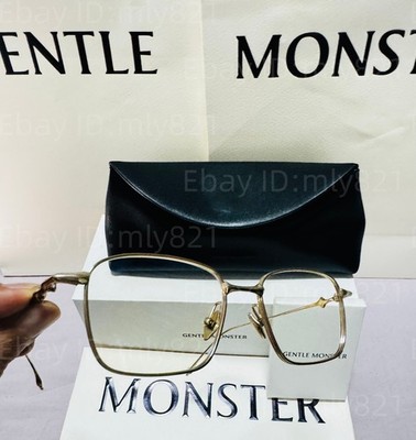 GentleMonster Sunglasses BOLD - Aba 031 Gold Frame Clear Lenses | eBay
