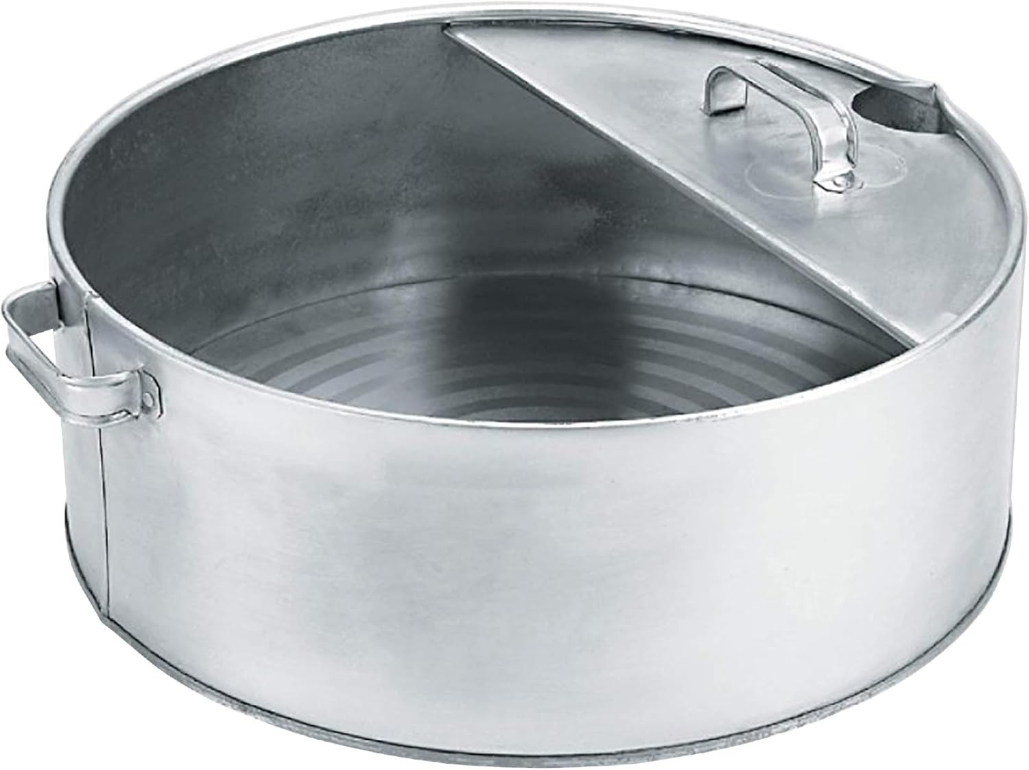Silver Drain Pan, Heavy-Duty Construction